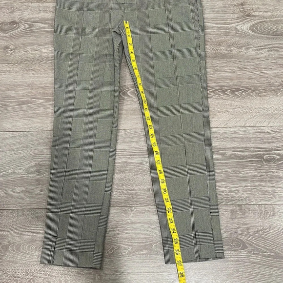 NWOT Apt. 9 Pull On Stretch Ankle Pants Black White Plain S - Picture 12 of 16